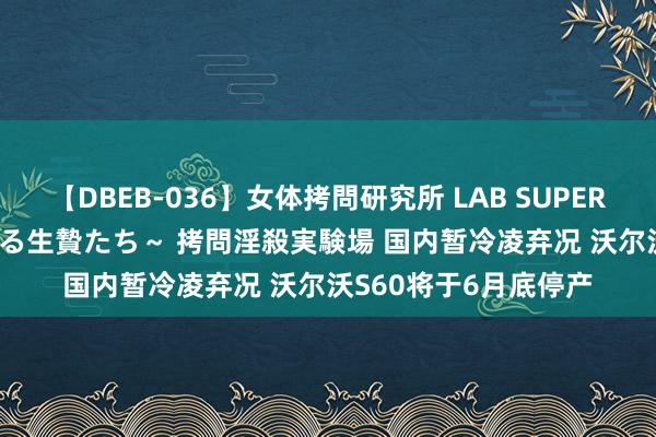 【DBEB-036】女体拷問研究所 LAB SUPER BEST ～イキ殺される生贄たち～ 拷問淫殺実験場 国内暂冷凌弃况 沃尔沃S60将于6月底停产