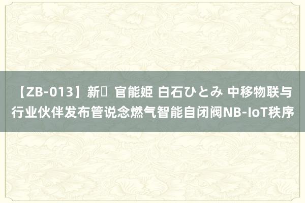 【ZB-013】新・官能姫 白石ひとみ 中移物联与行业伙伴发布管说念燃气智能自闭阀NB-IoT秩序