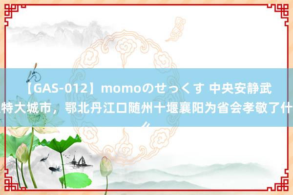 【GAS-012】momoのせっくす 中央安静武汉特大城市，鄂北丹江口随州十堰襄阳为省会孝敬了什么