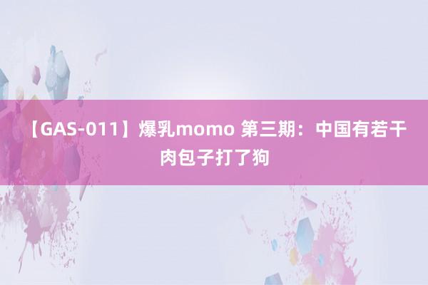 【GAS-011】爆乳momo 第三期：中国有若干肉包子打了狗