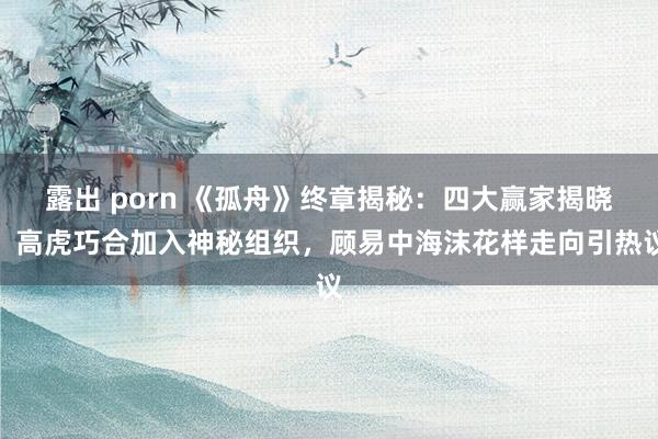 露出 porn 《孤舟》终章揭秘：四大赢家揭晓，高虎巧合加入神秘组织，顾易中海沫花样走向引热议